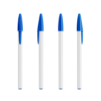 Wit / Blauw / Blauwe Inkt