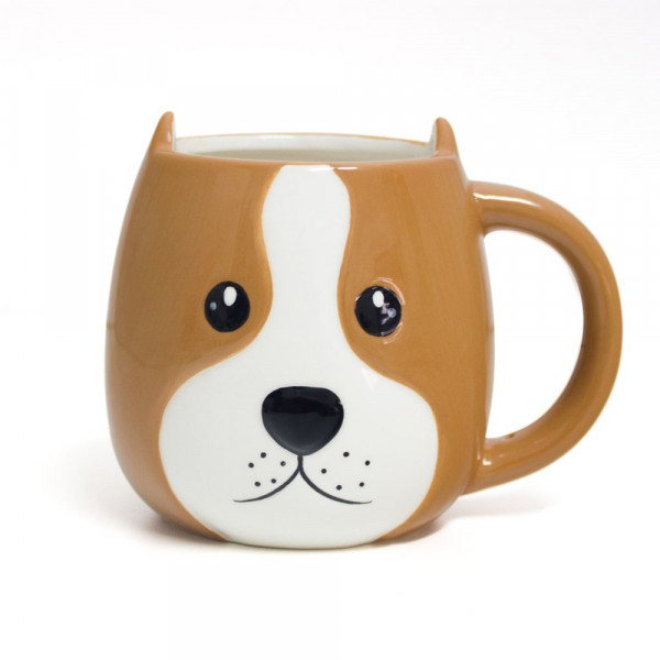 Balvi -  Mok,Woof!,400 ml,met handvat,keramiek
