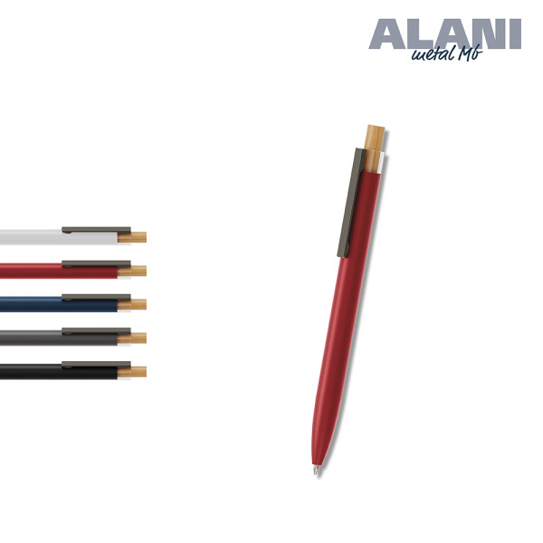 Klio-Eterna - Alani metal Mb - Drukknop-balpen