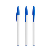Wit / Blauw / Zwarte Inkt