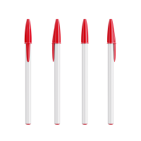 Wit / Rood / Blauwe Inkt