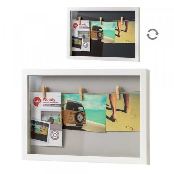 Balvi -  Meerdere fotolijst,Woody,x3,wit