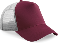 Burgundy / Light Grey