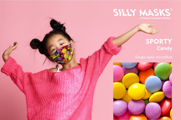 SillyMask© Sporty Candy (Kids)