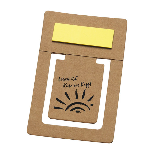 Zelfklevende memoblaadjes met boekenlegger, mini