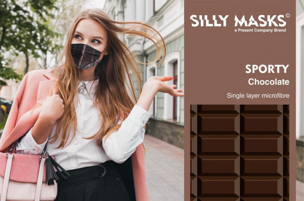 SillyMask© Sporty Chocolate