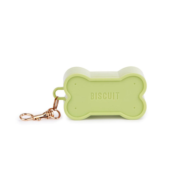Balvi -  Poepzakjeshouder,Biscuit,groen,plastic
