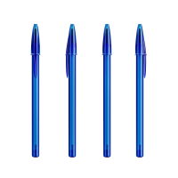 Doorzichtig Donkerblauw / Doorzichtig Donkerblauw / Zwarte Inkt