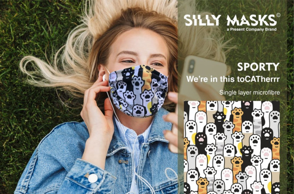 SillyMask© Sporty In this toCATherrr