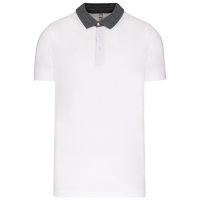 White / Dark Grey Heather