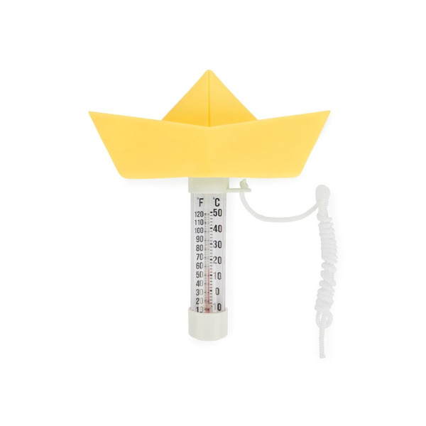 Balvi -  Pool thermometer,Paper Boat,geel,plastic