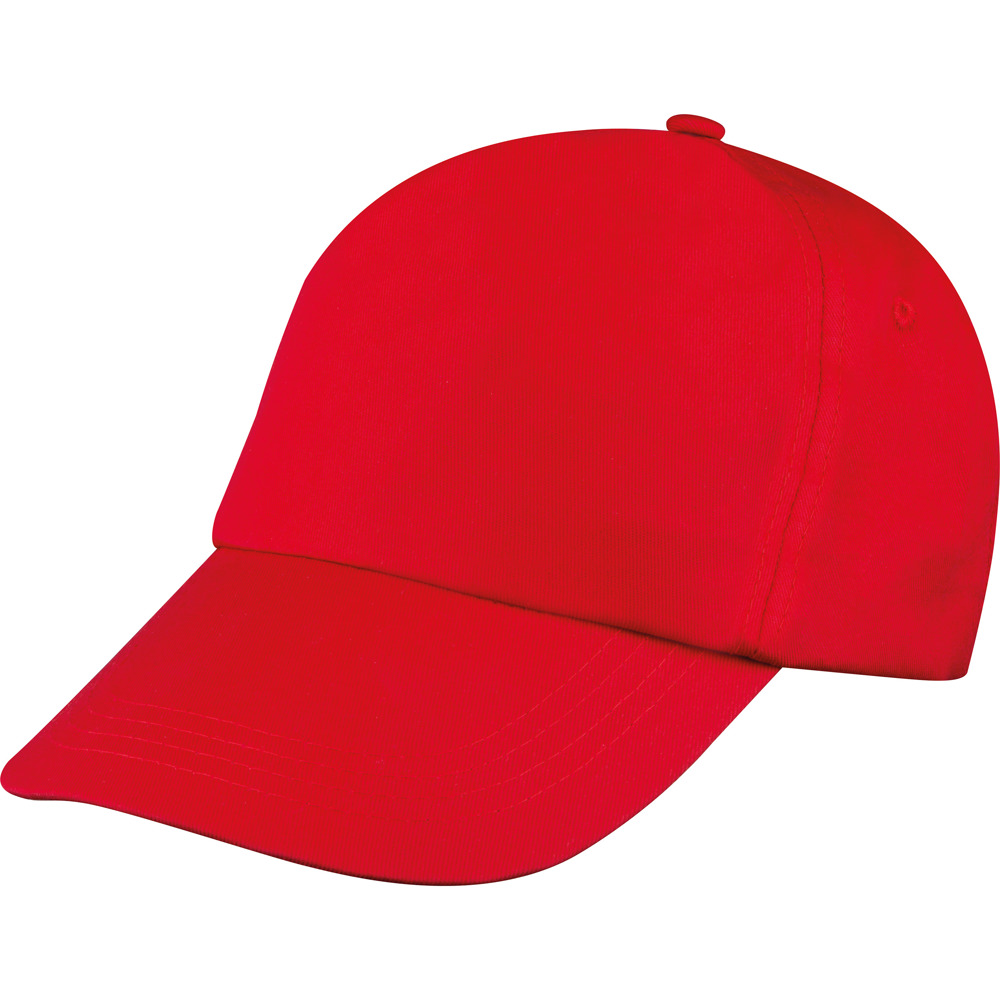 5 panel Baseballcap Santa Fe - rood