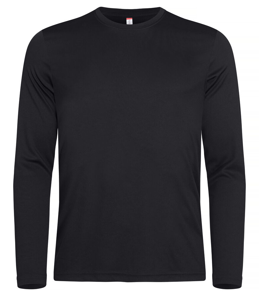 Clique - Basic Active-T L/S Zwart L