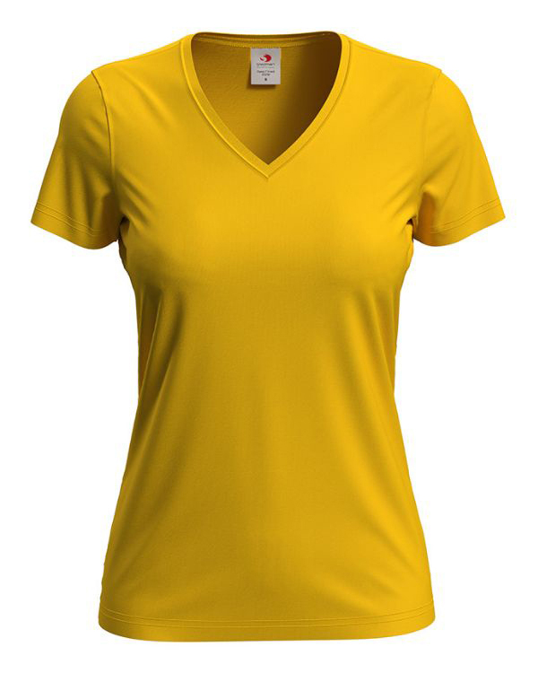 Stedman Classic-T V-neck T-shirt for her - 7548C Sunflower Yellow