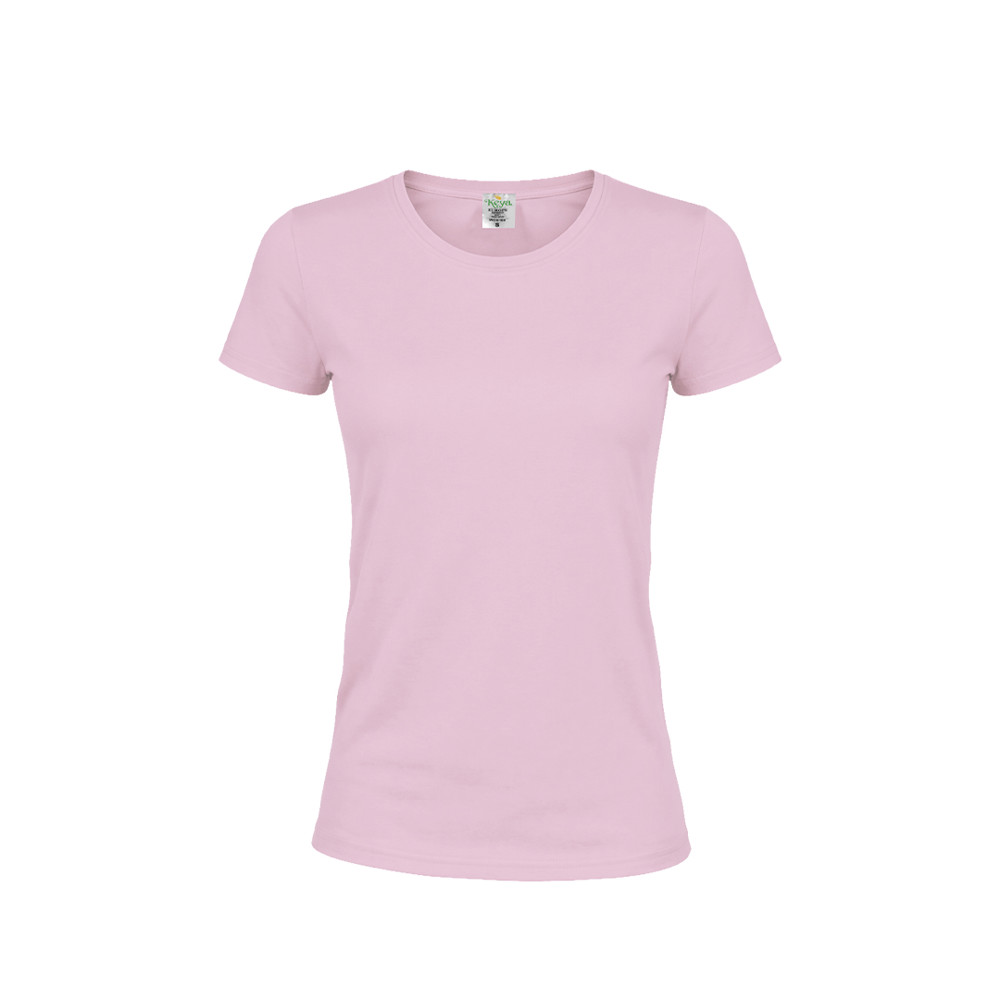 Kleuren Dames T-Shirt "keya" WCS180 - Rosa